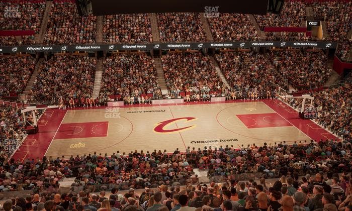 Rocket Arena - Section Club 121 Seat View