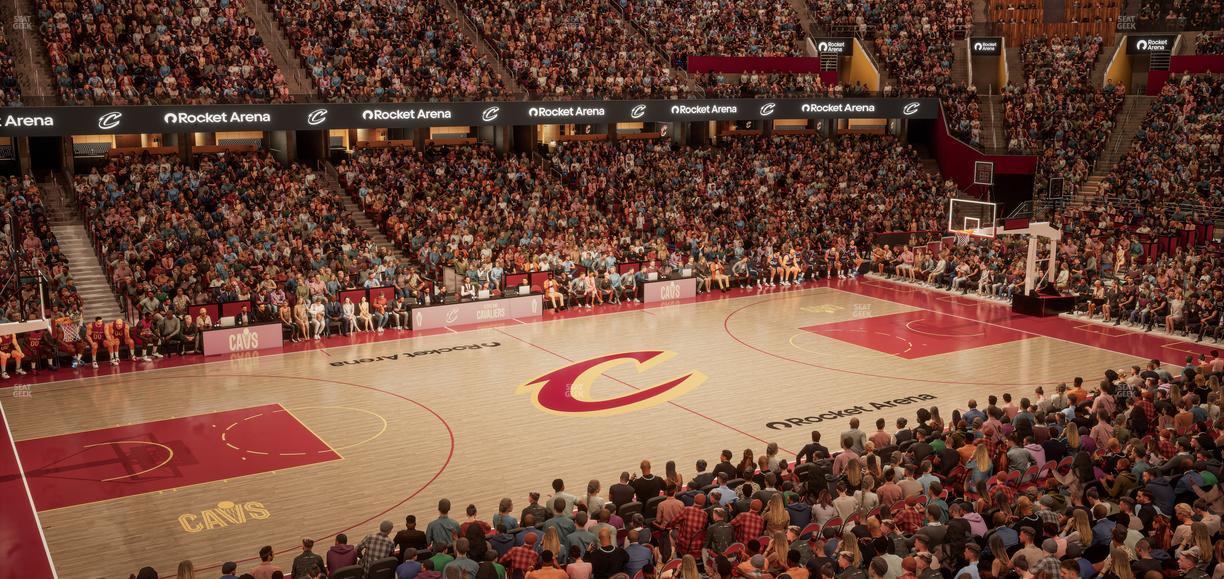 Rocket Arena - Section Club 122 Seat View
