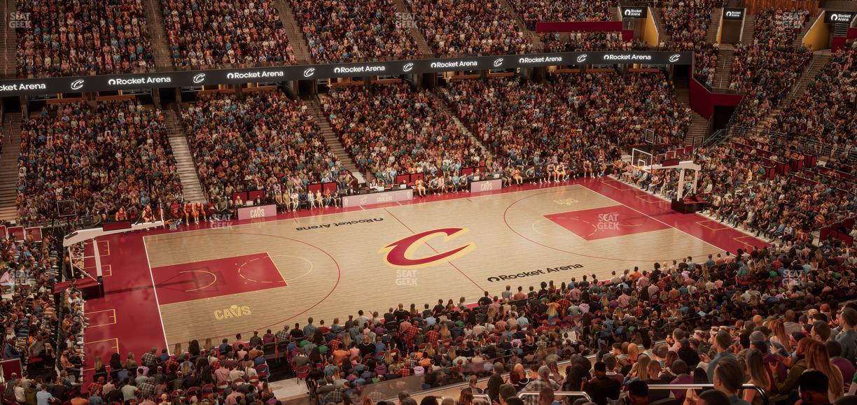 Rocket Arena - Section Club 122 Seat View