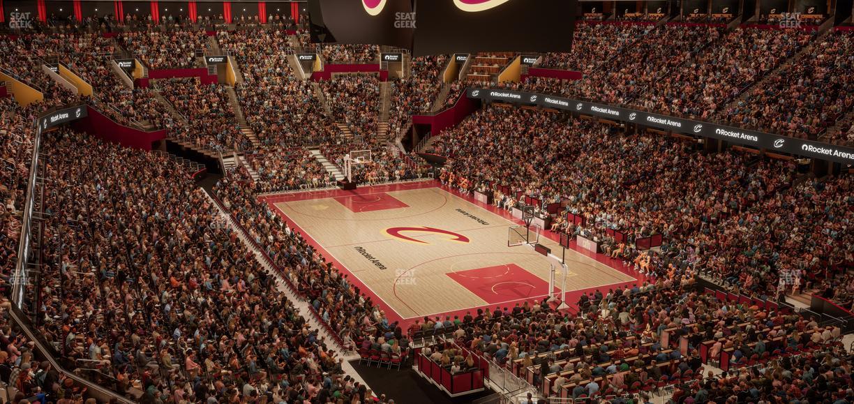 Rocket Arena - Section Club Box 3 Seat View