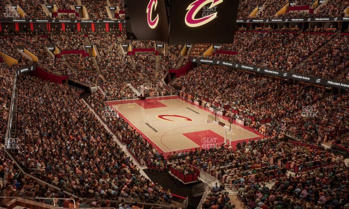 Rocket Arena - Section Club Box 3 Seat View