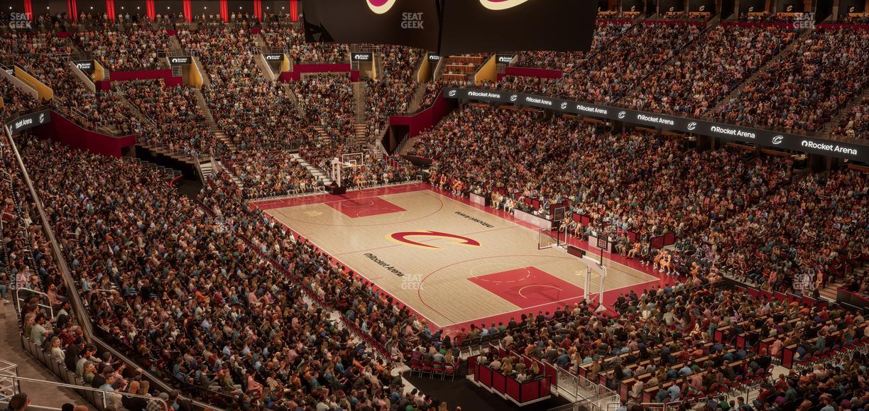 Rocket Arena - Section Club Box 4 Seat View