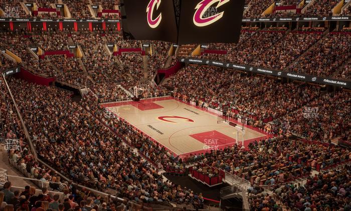 Rocket Arena - Section Club Box 4 Seat View