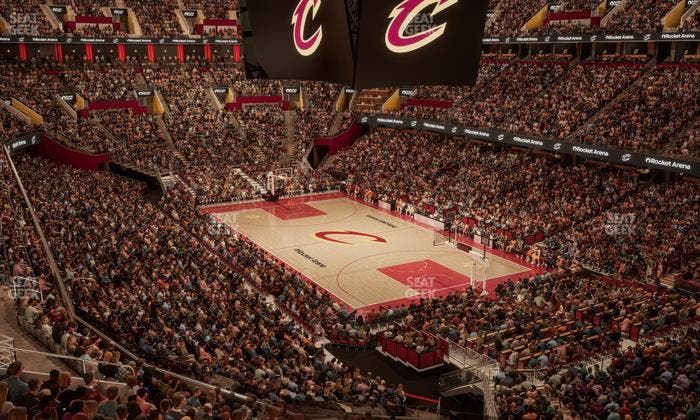 Rocket Arena - Section Club Box 4 Seat View