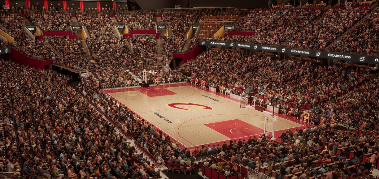 Rocket Arena - Section Club Box 4 Seat View