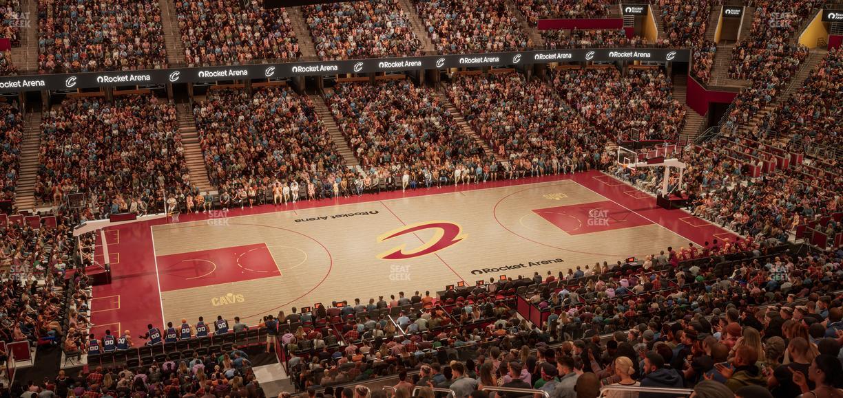 Rocket Arena - Section Club Suite 10 Seat View