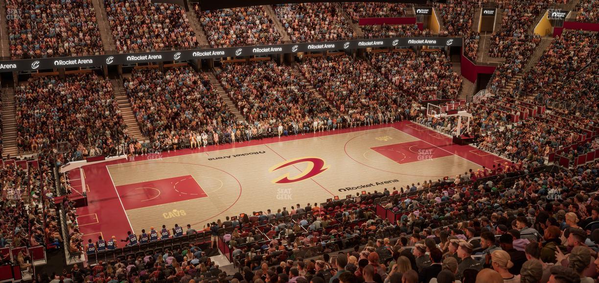 Rocket Arena - Section Club Suite 11 Seat View