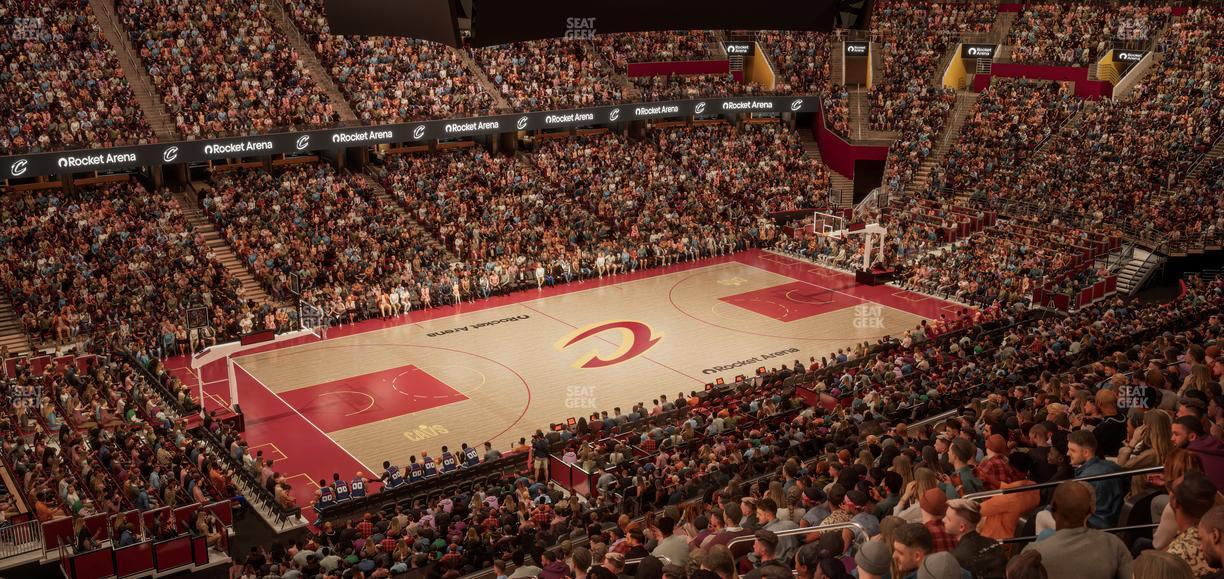 Rocket Arena - Section Club Suite 13 Seat View