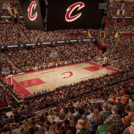 Rocket Arena - Section Club Suite 13 Seat View