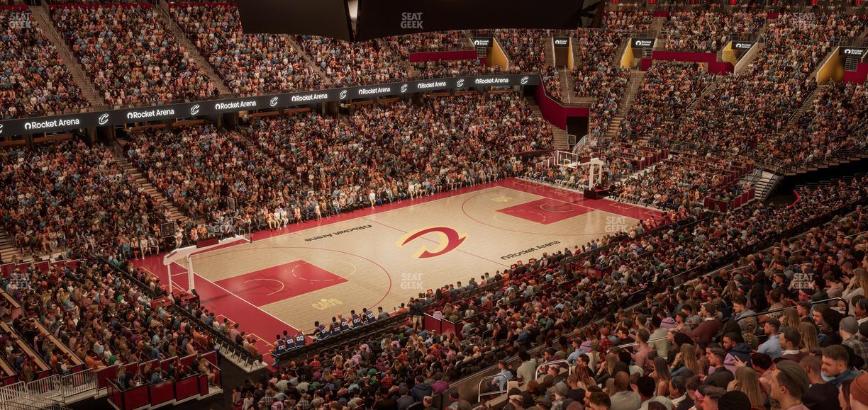 Rocket Arena - Section Club Suite 14 Seat View