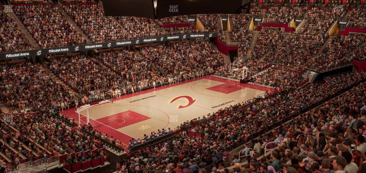 Rocket Arena - Section Club Suite 15 Seat View
