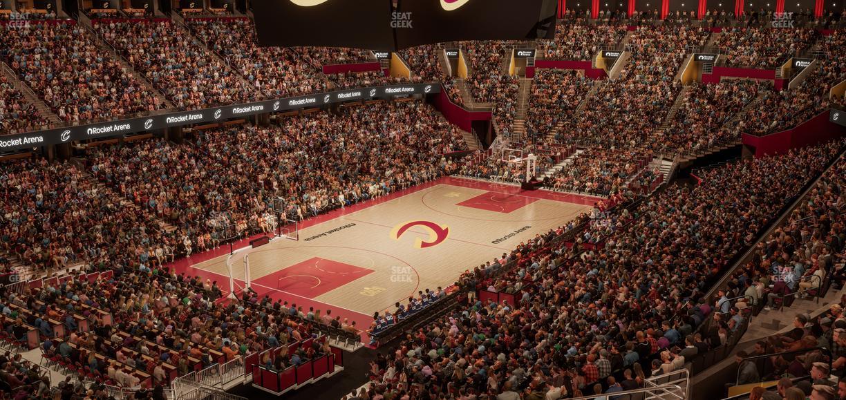 Rocket Arena - Section Club Suite 17 Seat View