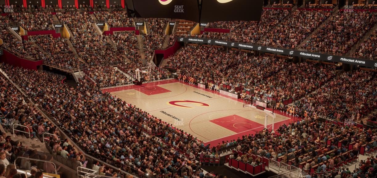 Rocket Arena - Section Club Suite 18 Seat View