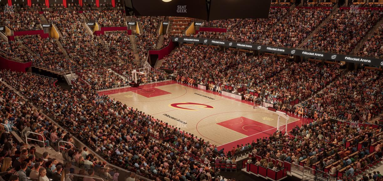 Rocket Arena - Section Club Suite 19 Seat View