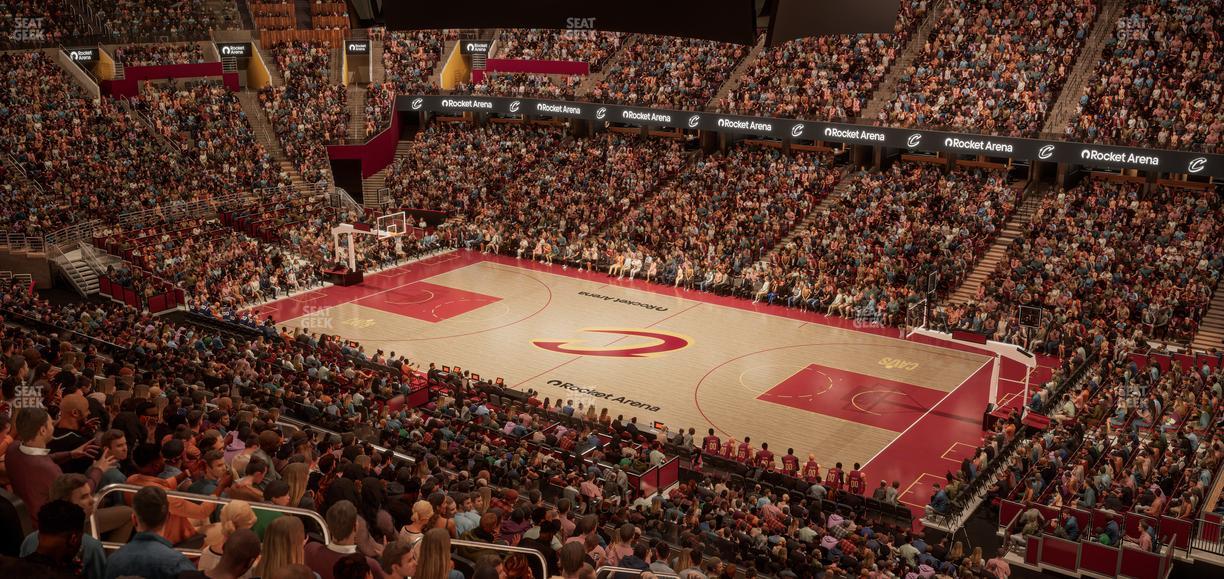 Rocket Arena - Section Club Suite 2 Seat View