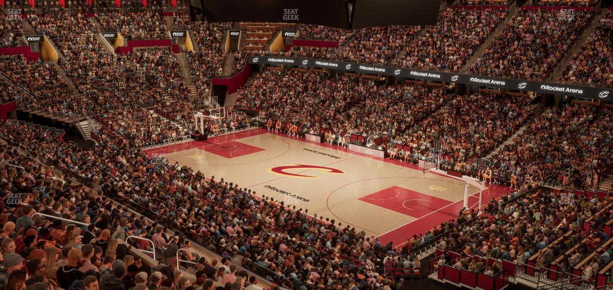 Rocket Arena - Section Club Suite 20 Seat View