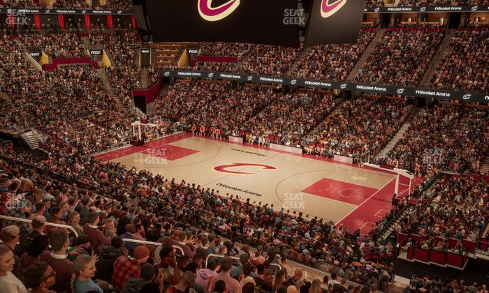 Rocket Arena - Section Club Suite 22 Seat View