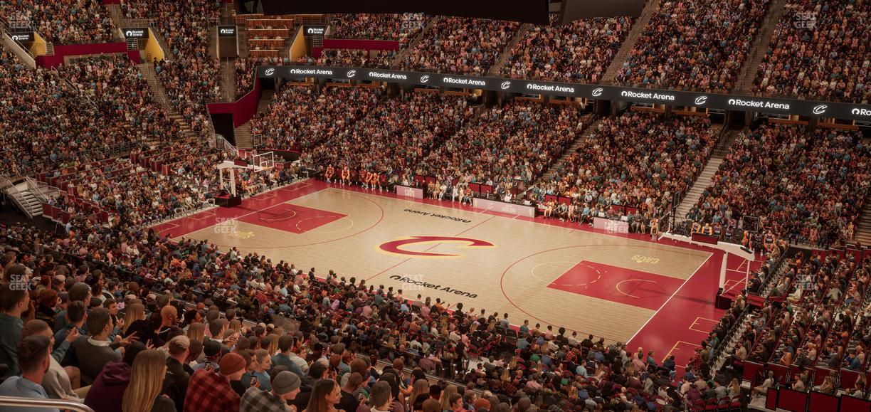 Rocket Arena - Section Club Suite 23 Seat View