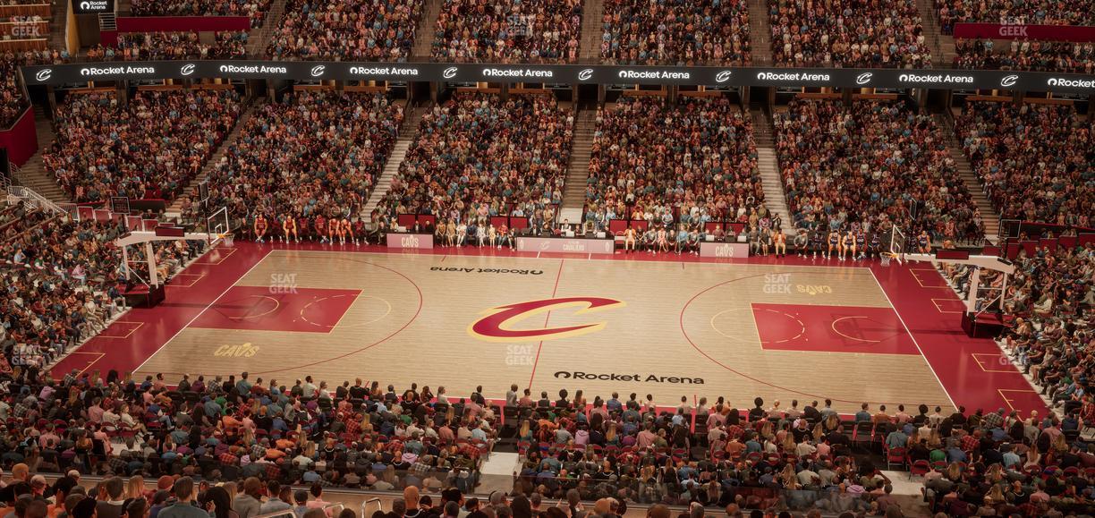 Rocket Arena - Section Club Suite 27 Seat View