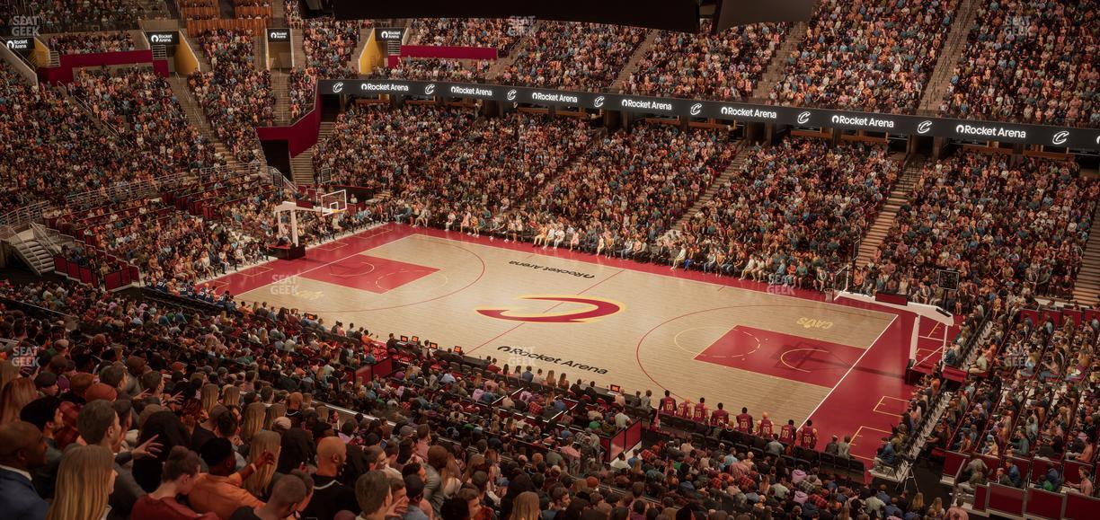 Rocket Arena - Section Club Suite 3 Seat View