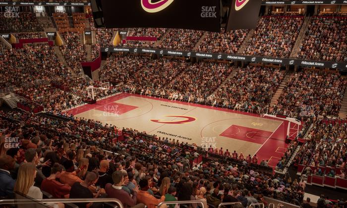Rocket Arena - Section Club Suite 3 Seat View