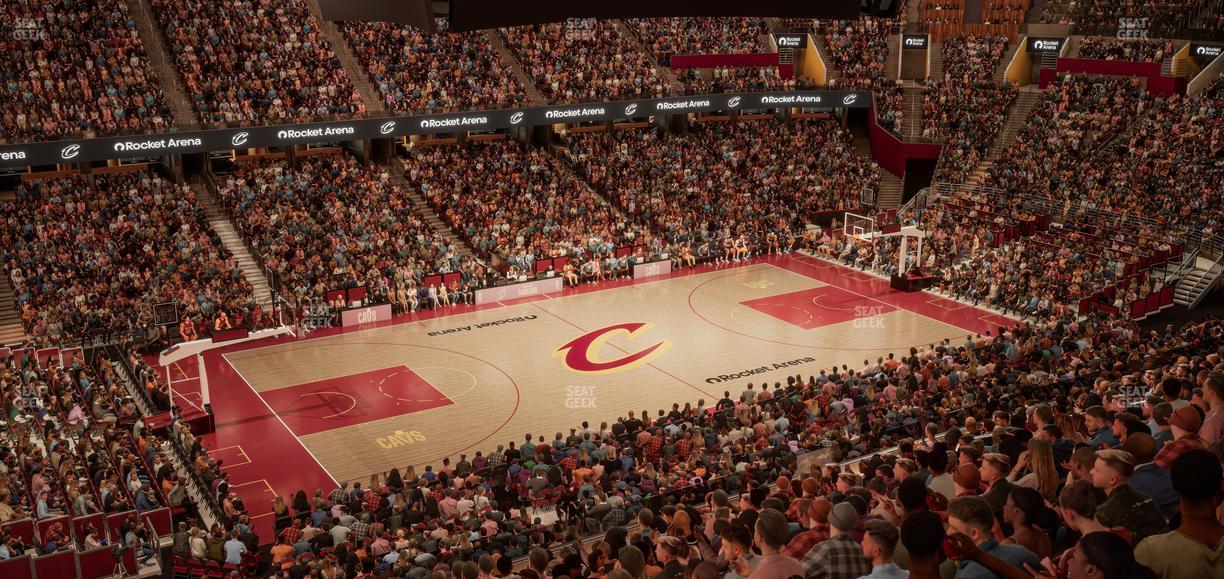 Rocket Arena - Section Club Suite 32 Seat View