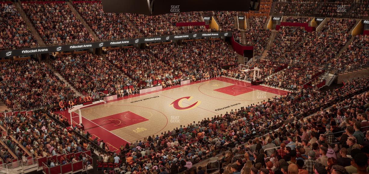 Rocket Arena - Section Club Suite 34 Seat View