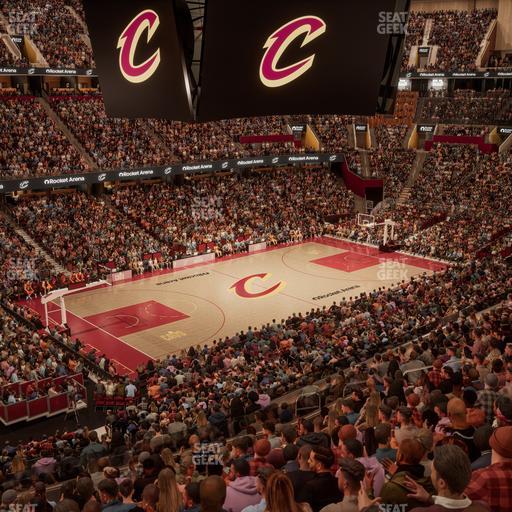 Rocket Arena - Section Club Suite 34 Seat View