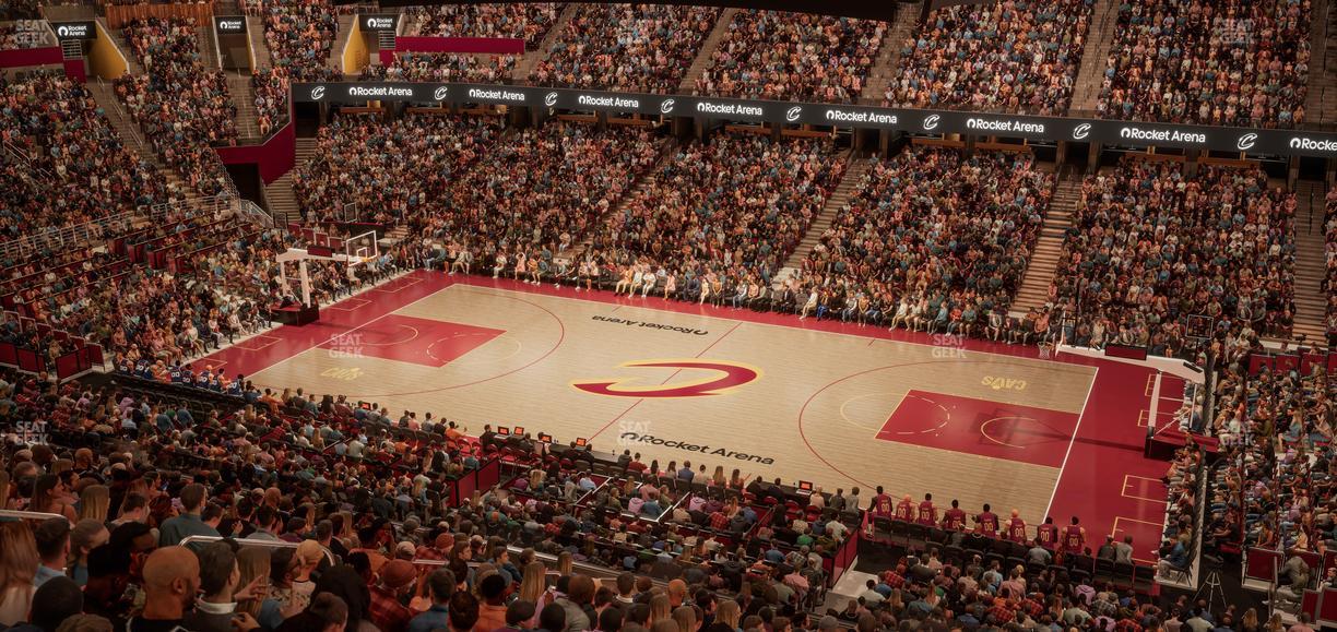 Rocket Arena - Section Club Suite 4 Seat View