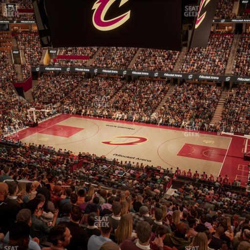 Rocket Arena - Section Club Suite 4 Seat View