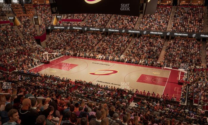 Rocket Arena - Section Club Suite 4 Seat View