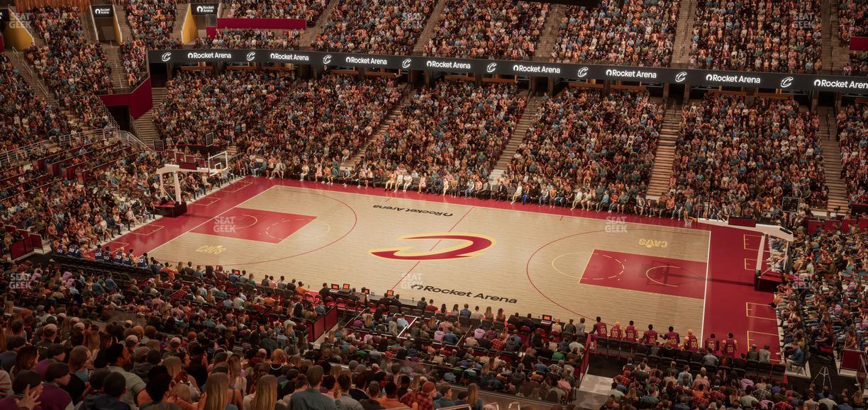 Rocket Arena - Section Club Suite 5 Seat View