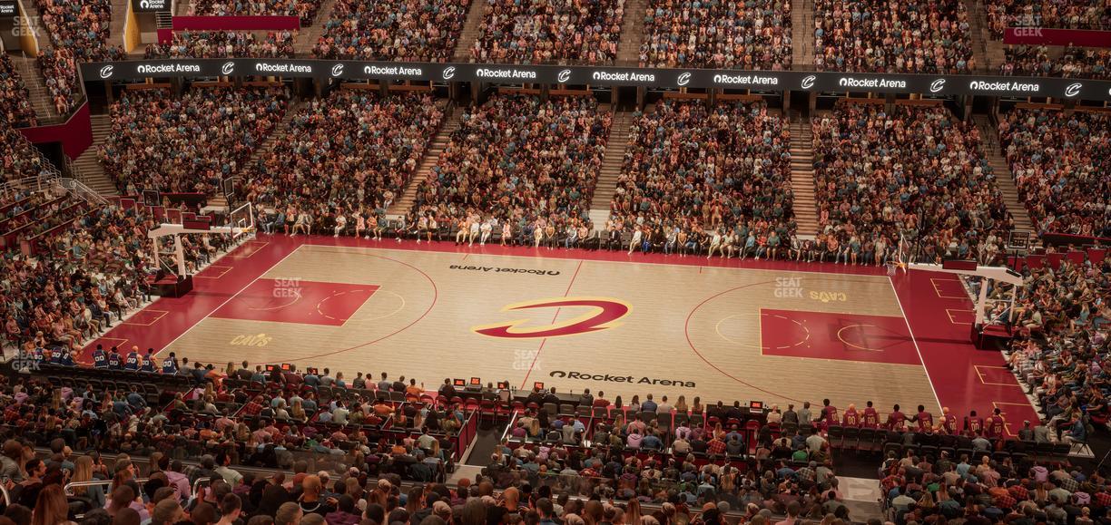 Rocket Arena - Section Club Suite 6 Seat View