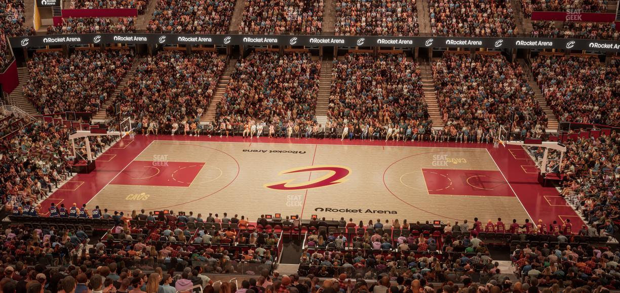 Rocket Arena - Section Club Suite 7 Seat View