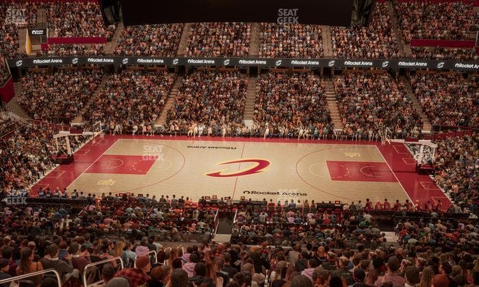 Rocket Arena - Section Club Suite 7 Seat View