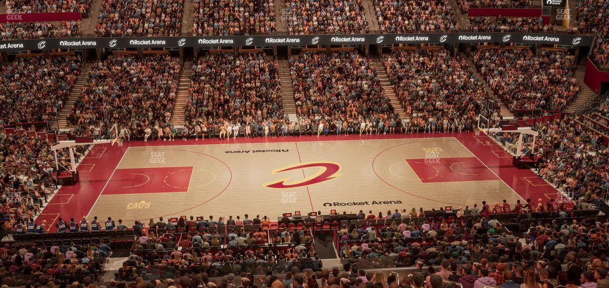 Rocket Arena - Section Club Suite 8 Seat View