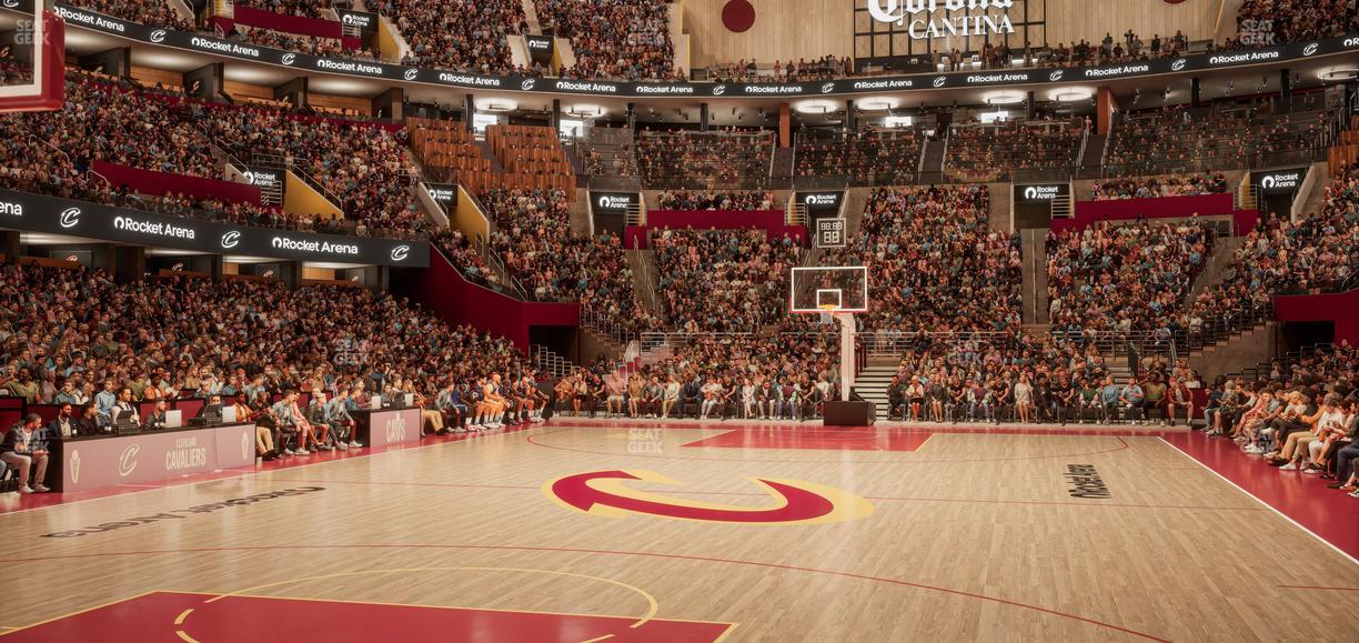 Rocket Arena - Section Floor 1 Seat View