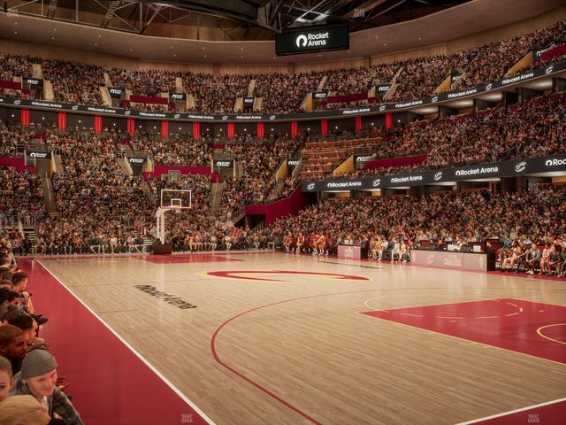 Rocket Arena - Section Floor 18 Seat View