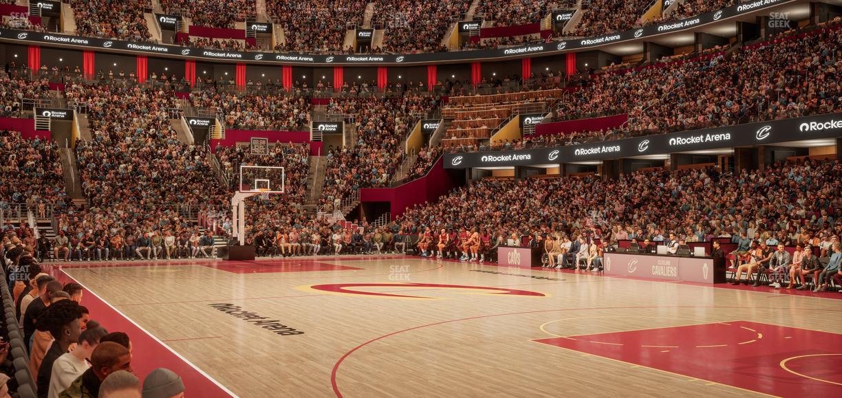 Rocket Arena - Section Floor 18 Seat View