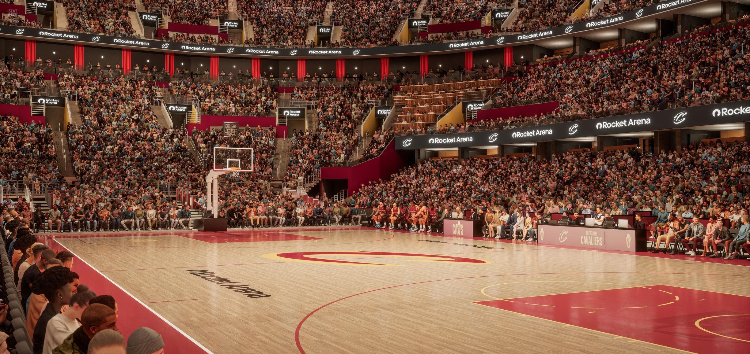Rocket Arena - Section Floor 18 Seat View