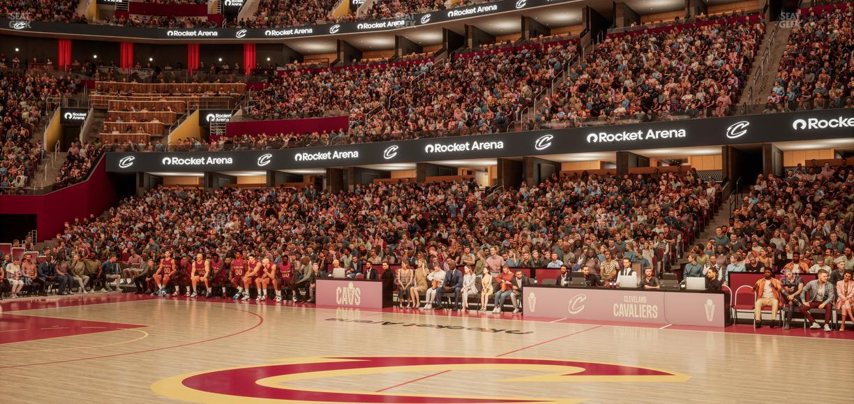 Rocket Arena - Section Floor 20 Seat View