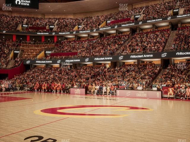 Rocket Arena - Section Floor 20 Seat View