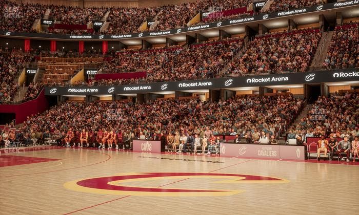 Rocket Arena - Section Floor 20 Seat View