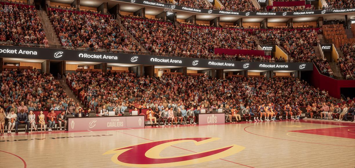 Rocket Arena - Section Floor 21 Seat View