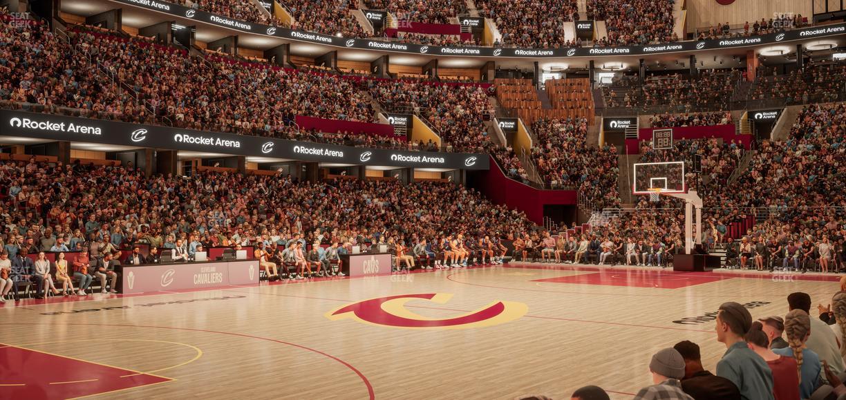 Rocket Arena - Section Floor 22 Seat View
