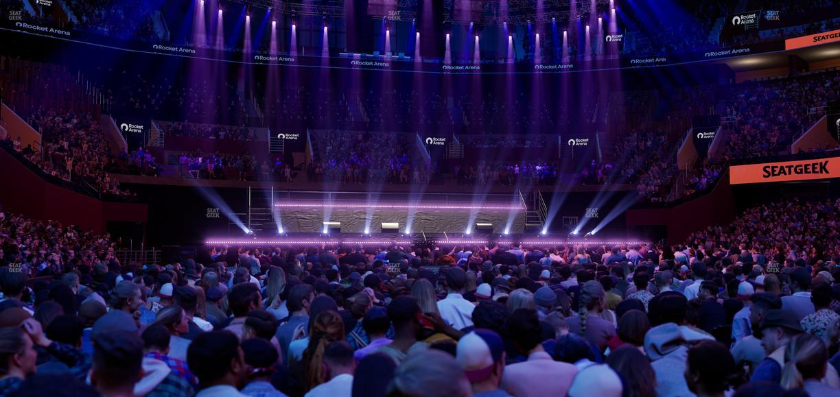 Rocket Arena - Section Floor 4 Seat View