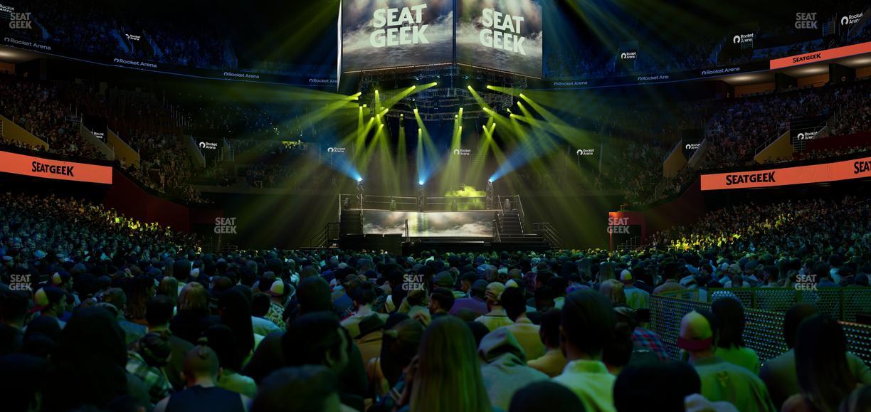 Rocket Arena - Section Floor 4 Seat View