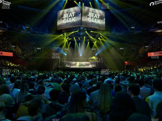 Rocket Arena - Section Floor 5 Seat View Rocket Arena - Section Floor 5 Seat View