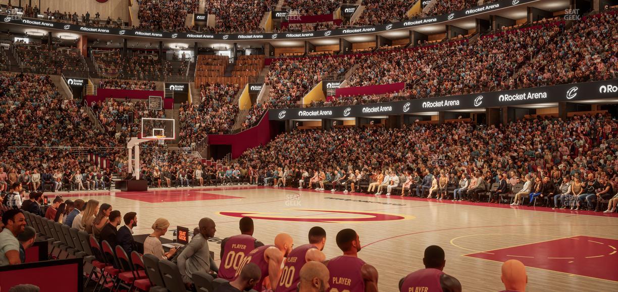 Rocket Arena - Section Floor 6 Seat View