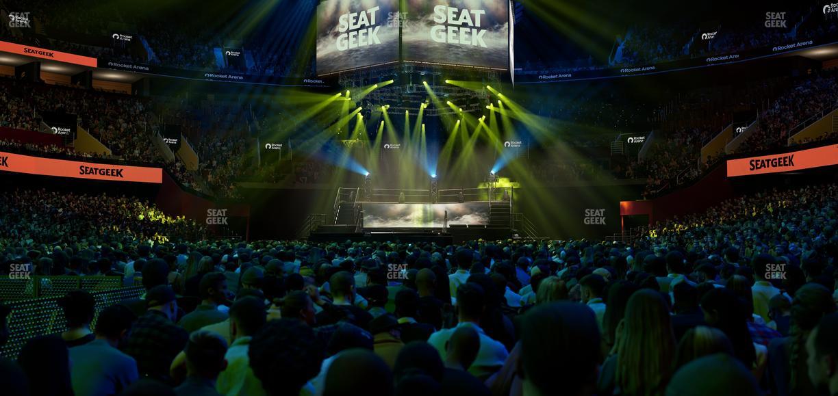 Rocket Arena - Section Floor 6 Seat View